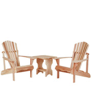 All Things Cedar All Things Cedar Adirondack Magazine Table 3 Pc Adirondack Table Set Tables ST24-Set