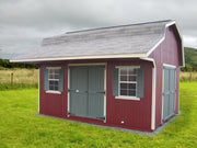 Little Cottage Co. Classic Small Barn with Overhang - Panelized Kit 12X12 / No Floor Kit Sheds & Barns LCC-CSBO-12x12-NFK