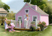 Little Cottage Co. Gingerbread Cottage - Panelized Kit with Floor & Chimney Little Cottage Co. Playhouses