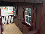 Little Cottage Co. The Craftsman Playhouse - Panelized Kit with Floor & Slide Little Cottage Co. Playhouses
