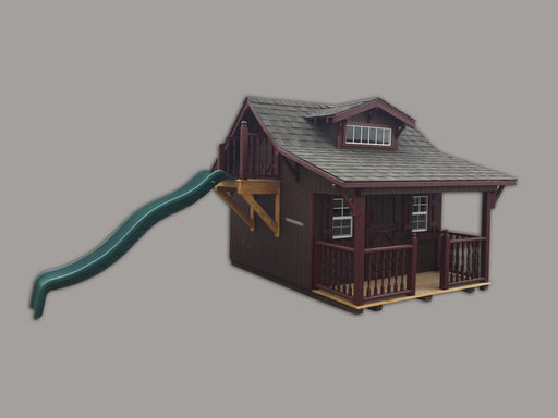 Little Cottage Co. The Craftsman Playhouse - Panelized Kit with Floor & Slide Little Cottage Co. Playhouses