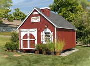 Little Cottage Co. The Firehouse - Panelized Kit with Floor & Chimney Little Cottage Co. Playhouses