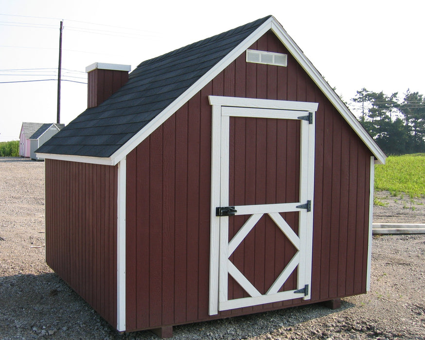 Little Cottage Co. The Firehouse - Panelized Kit with Floor & Chimney Little Cottage Co. Playhouses