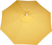 LuxCraft LuxCraft 9' Market Outdoor Umbrella Buttercup / Black Accessories 9MUB5438-Black