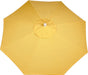 LuxCraft LuxCraft 9' Market Outdoor Umbrella Canopy Replacement (Canopy Only) Buttercup Accessories 9MUB5438