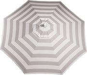 LuxCraft LuxCraft 9' Market Outdoor Umbrella Solana Seagull / Black Accessories 9MUSS32008-Black