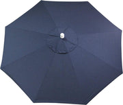 LuxCraft LuxCraft 9' Market Outdoor Umbrella Spectrum Indigo / Black Accessories 9MUSI48080-Black