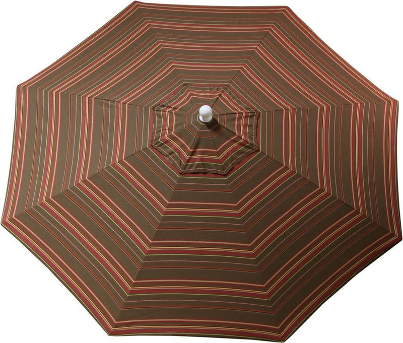LuxCraft LuxCraft 9' Market Outdoor Umbrella Stanton Brownstone / Black Accessories 9MUSB58003-Black