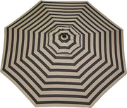 LuxCraft LuxCraft Berenson Tuxedo 9' Market Outdoor Umbrella Canopy Replacement (Canopy Only) Berenson Tuxedo Accessories 9MUBT8521