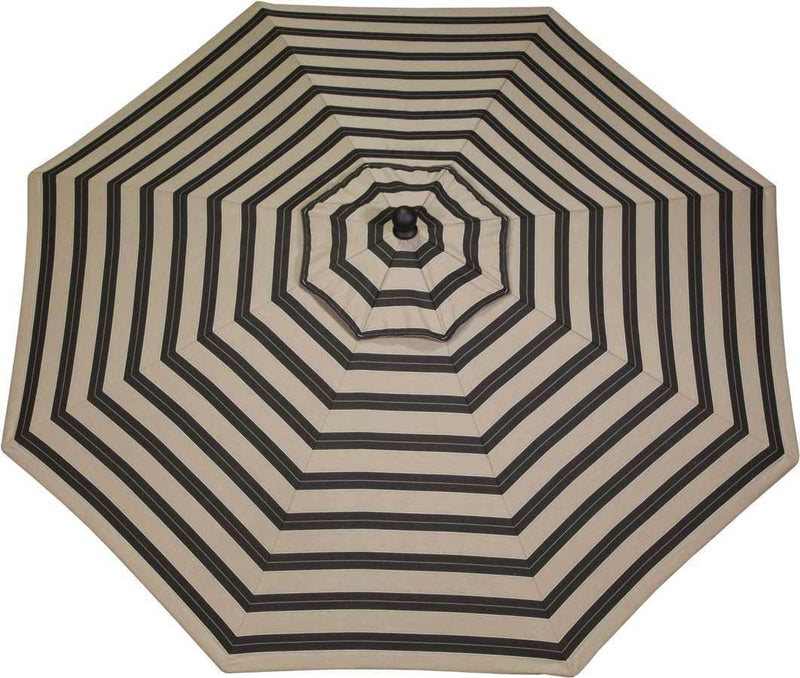 LuxCraft LuxCraft Berenson Tuxedo 9' Market Outdoor Umbrella Canopy Replacement (Canopy Only) Berenson Tuxedo Accessories 9MUBT8521