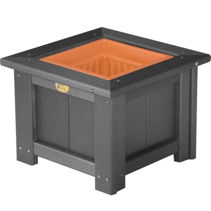 15 plastic planter LuxCraft Black Recycled Plastic Square Planter | LuxCraft | P15SPBK | Planter Box