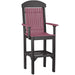 LuxCraft LuxCraft Cherry wood Recycled Plastic Captain Chair Cherry wood On Black / Bar Chair Chair PCCBCWB