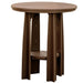 LuxCraft LuxCraft Chestnut Brown Recycled Plastic 36" Balcony Table Chestnut Brown Tables PBATCBR