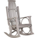 LuxCraft LuxCraft Grandpa's Recycled Plastic Rocking Chair (2 Chairs) With Cup Holder Weatherwood Rocking Chair PGRWW