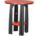 LuxCraft LuxCraft Recycled Plastic 36" Balcony Table Red On Black Tables PBATRB