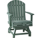 LuxCraft LuxCraft Recycled Plastic Adirondack Swivel Chair Green / Bar Chair Adirondack Chair PASCBG