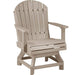 LuxCraft LuxCraft Recycled Plastic Adirondack Swivel Chair Weatherwood / Bar Chair Adirondack Chair PASCBWW