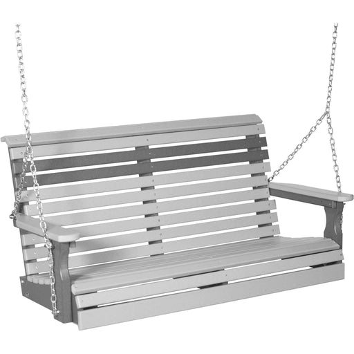 LuxCraft LuxCraft Rollback 4ft. Recycled Plastic Porch Swing Porch Swing
