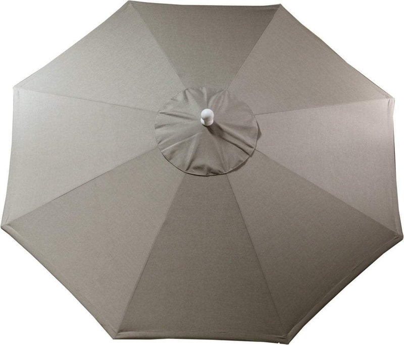 LuxCraft LuxCraft Spectrum 9' Market Outdoor Umbrella Spectrum Dove / Black Accessories 9MUSD48032-Black