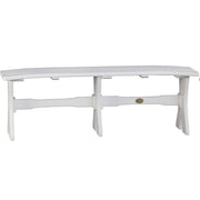 LuxCraft LuxCraft White Recycled Plastic Table Bench White / 52" Bench P52TBW