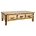 Montana Woodworks Glacier Country Large Coffee Table w/ 6 Drawers Stained & Lacquered Living Area, Home Office MWGCCT6D 661890470948