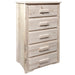 Montana Woodworks Homestead 5 Drawer Chest of Drawers Ready to Finish Dressers, Chests MWHC5D 661890410296