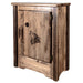 Montana Woodworks Homestead Accent Cabinet w/ Laser Engraved Design Right Hinged Stained & Lacquered / Wolf Living Area, Entry, Study, Home Office MWHCACCCABRHSLLZWOLF 661890460864