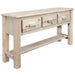 Montana Woodworks Homestead Console Table w/ 3 Drawers Ready to Finish Living Area, Entryway, Home Office MWHCCONTBLW3DR 661890460420