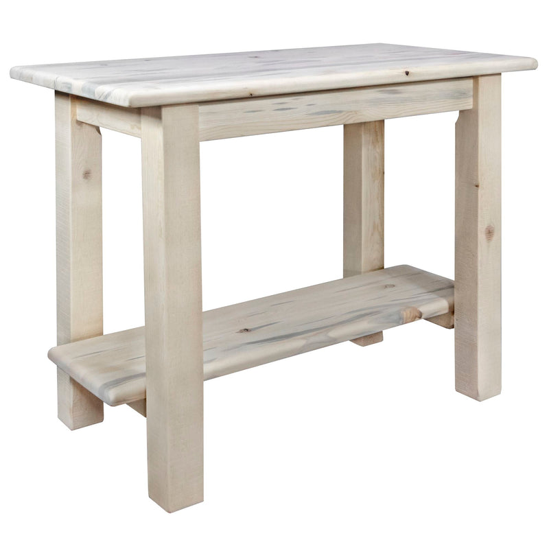 Montana Woodworks Homestead Console Table w/ Shelf Ready to Finish Living Area, Entryway, Home Office MWHCCONTBLWSH 661890460307