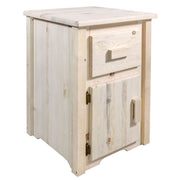 Montana Woodworks Homestead End Table w/ Drawer & Door, Left Hinged Ready to Finish End Tables MWHCETSTDDL 661890424712