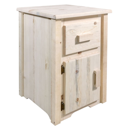 Montana Woodworks Homestead End Table w/ Drawer & Door, Left Hinged Ready to Finish End Tables MWHCETSTDDL 661890424712