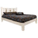 Montana Woodworks Homestead Platform Bed w/ Laser Engraved Design Clear Lacquer Finish Pine Tree / Twin Beds MWHCPBTVLZPINE 661890434216