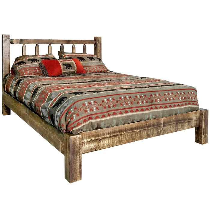 Montana Woodworks Homestead Collection Platform Bed - Thumbnail 2