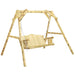Montana Woodworks Montana Lawn Swing w/ "A" Frame Exterior Stain Outdoor MWLSV 661890411385