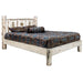 Montana Woodworks Montana Platform Bed w/ Laser Engraved Design Ready to Finish Pine Tree / Queen Beds MWPBQLZPINE 661890434896