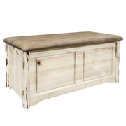 Montana Woodworks Montana Small Blanket Chest Upholstery Ready to Finish / Buckskin Dressers, Chests MWSBCSBUCK 661890470016