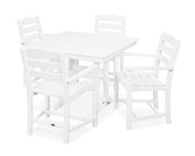 Polywood Polywood 7 Piece La Casa Arm Chair Dining Set White Dining Sets PWS297-1-WH 190609013096