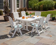 Polywood Polywood 7 Piece Nautical Dining Set Dining Sets