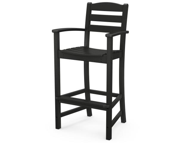 Polywood Polywood Black La Casa Cafš Bar Arm Chair Black Arm Chair TD202BL 845748025287