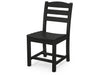 Polywood Polywood Black La Casa Cafš Dining Side Chair Black Chair TD100BL 845748022040