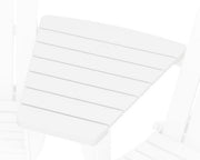 Polywood Polywood Classic Series Angled Adirondack Connecting Table White Adirondack Table TT53AWH 190609173646