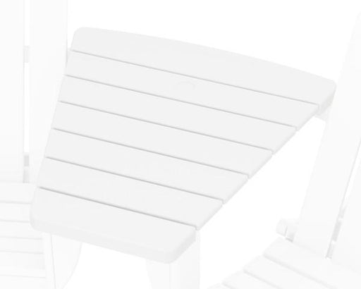 Polywood Polywood Classic Series Angled Adirondack Connecting Table White Adirondack Table TT53AWH 190609173646
