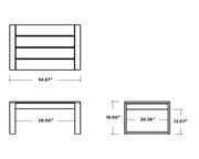 Polywood Polywood EDGE Coffee Table Coffee Table