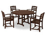 Polywood Polywood La Casa Cafš 5-Piece Dining Set Mahogany Dining Sets PWS100-1-MA 845748031578