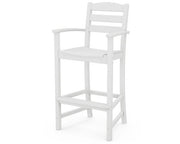 Polywood Polywood La Casa Cafš Bar Arm Chair White Arm Chair TD202WH 845748025348
