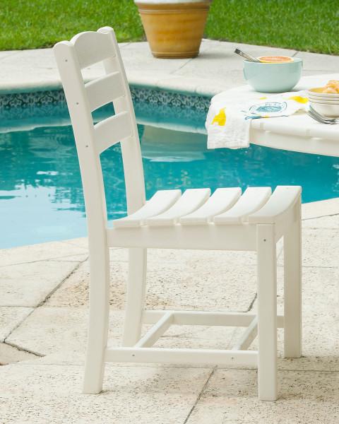 Polywood Polywood Mahogany La Casa Cafš Dining Side Chair Mahogany Chair TD100MA 845748022071