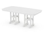 Polywood Polywood Nautical 37" x 72" Dining Table White Dining Table NCT3772WH 845748042413
