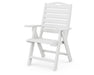 Polywood Polywood Nautical Highback Chair White Highback Chair NCH38WH 845748001656