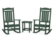 Polywood Polywood Presidential Rocker 3-Piece Set Green Rocking Chair PWS166-1-GR 190609007057