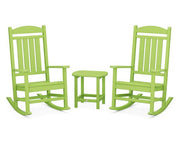 Polywood Polywood Presidential Rocker 3-Piece Set Lime Rocking Chair PWS166-1-LI 190609038501
